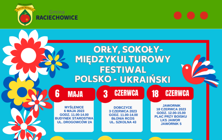 Mi Dzykulturowy Festiwal Polsko Ukrai Ski Ug Raciechowice