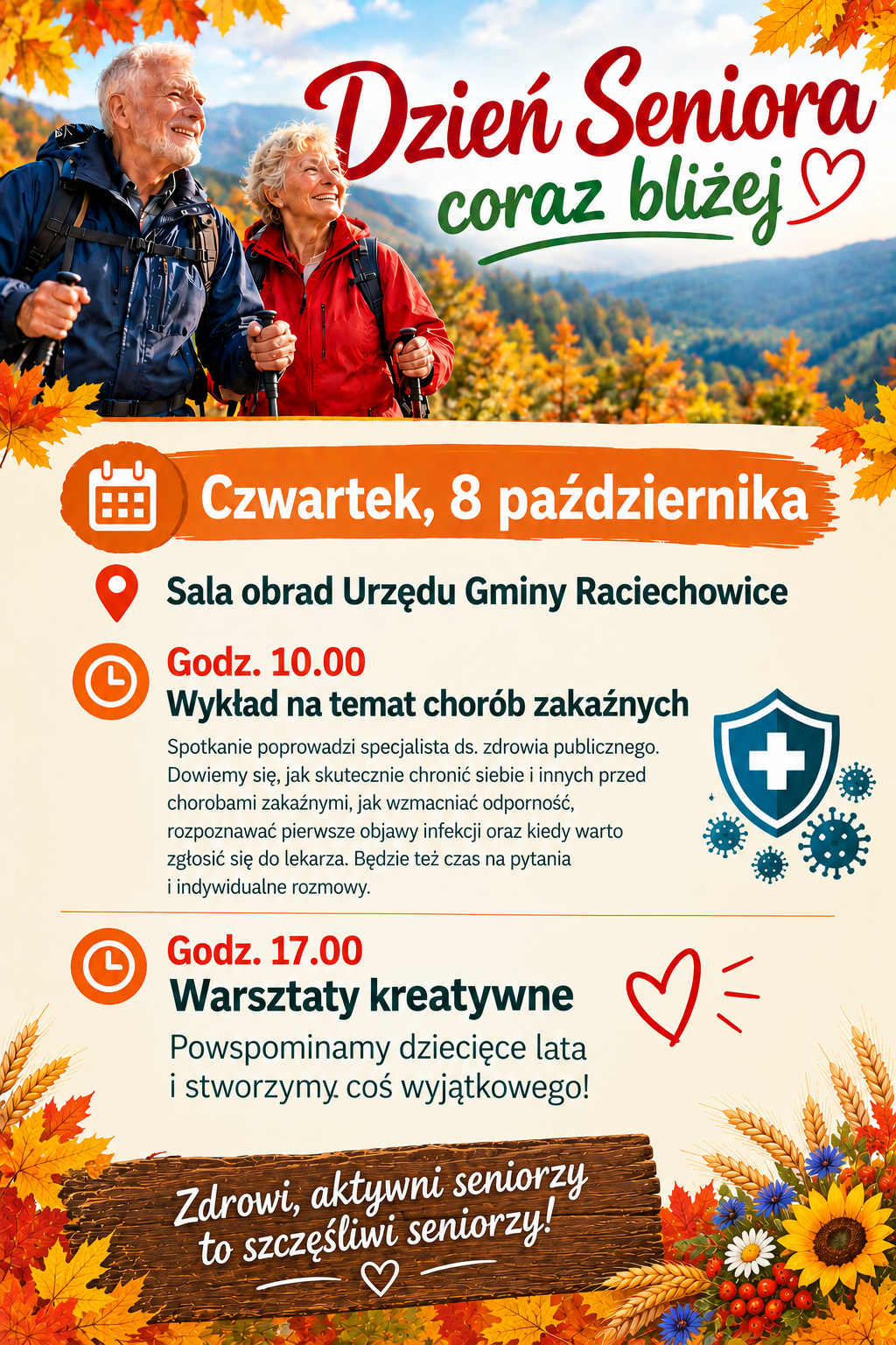 Dzień Seniora w&nbsp;jesiennej scenerii