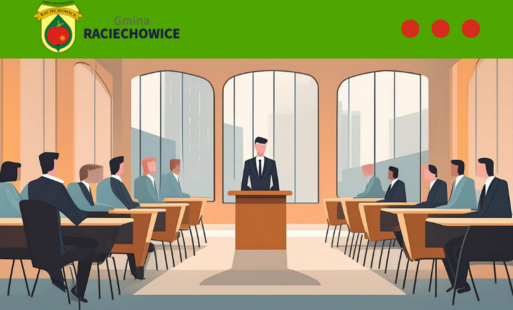 Zdjęcie do Zawiadomienie o XXI Sesji Rady Gminy Raciechowice