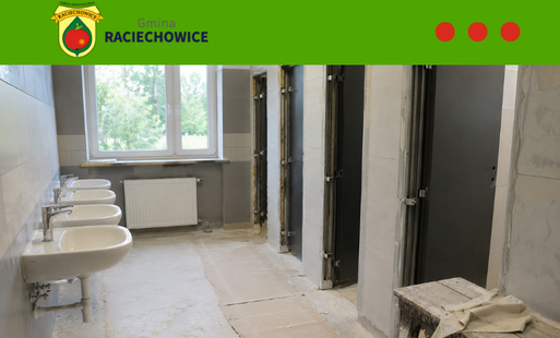 Zdjęcie do Gmina Raciechowice realizuje zadanie pn. &bdquo;Przebudowa łazienek w ZSP Raciechowice&rdquo;