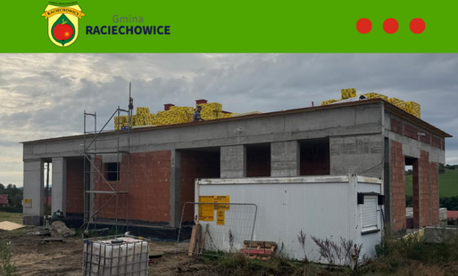 Zdjęcie do Kolejny etap budowy remizy OSP w Raciechowicach dobiega końca