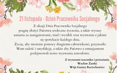 Zdjęcie do Dzień Pracownika Socjalnego